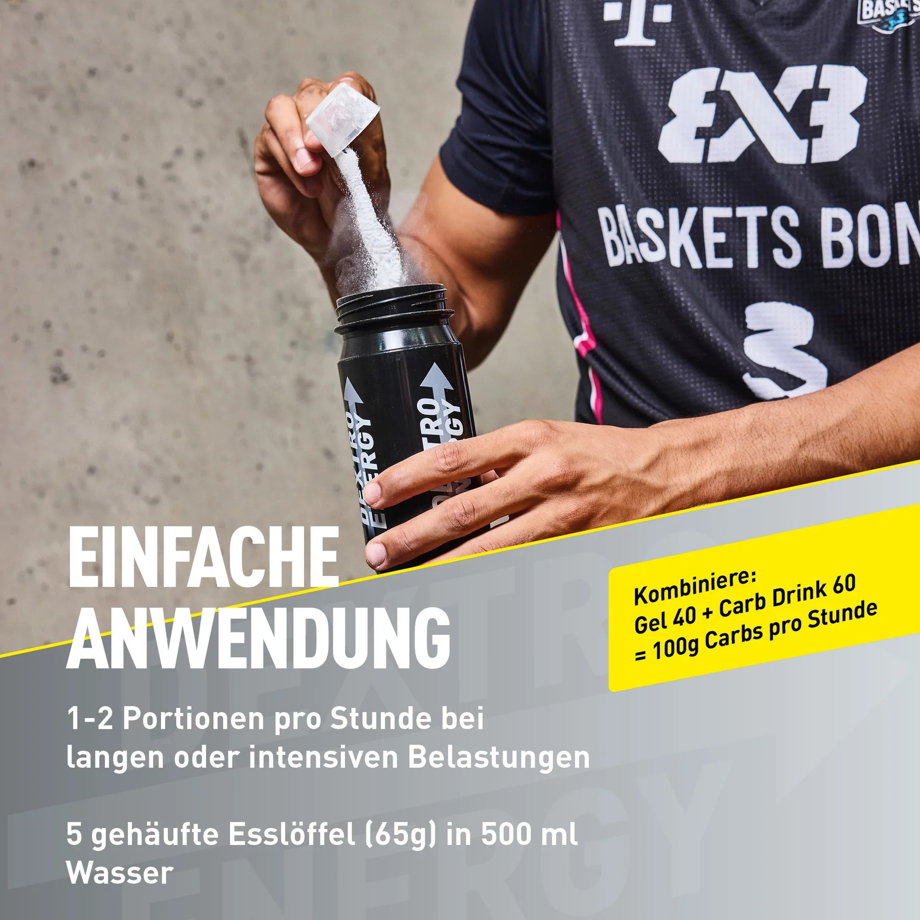 Dextro Energy Carb Drink 60 Standbodenbeutel 975g