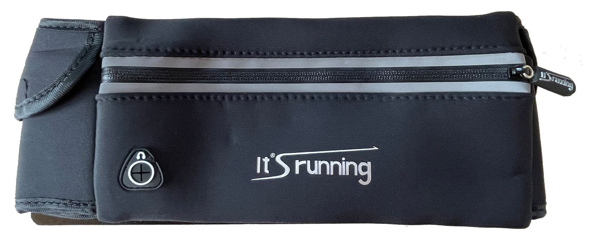 It´s Running Triple Pocket Belt Schwarz