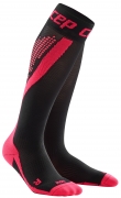 CEP Nighttech Run Compression Socks Damen Schwarz/Pink