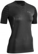 CEP Run Ultralight Shirt Short Sleeve Damen Schwarz