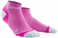 CEP Run Ultralight Low Cut Socks Damen Pink/Grau