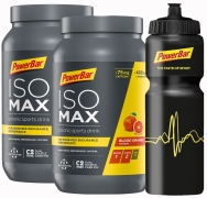 Powerbar IsoMax Sports Drink im Doppelpack - 2x1,2kg + Trinkflasche