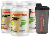 Powerbar Protein+ Vegan Immune - 3x570g + Mix Shaker