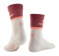 CEP The Run Mid Cut Socks Damen Red/Off White