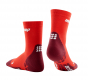 CEP Ultralight Short Socks Herren Lava/Dunkel Rot