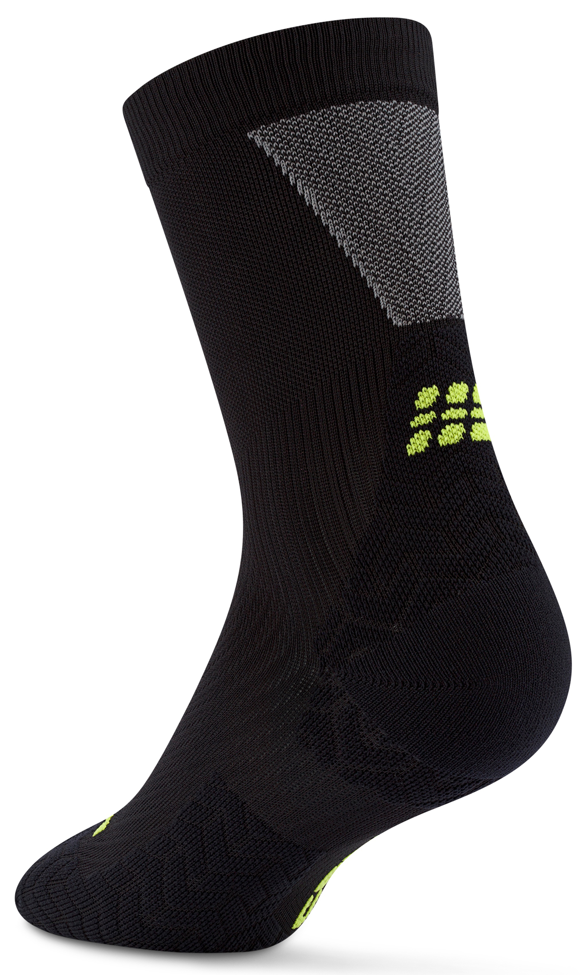 CEP Core Run Ultralight Mid Cut Compression Socks 4.0 Damen Schwarz Grau