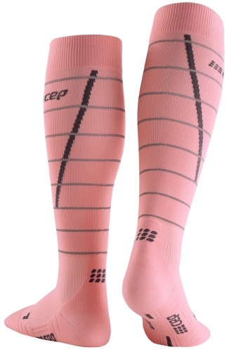 CEP Run Reflective Compression Socks Damen Rose