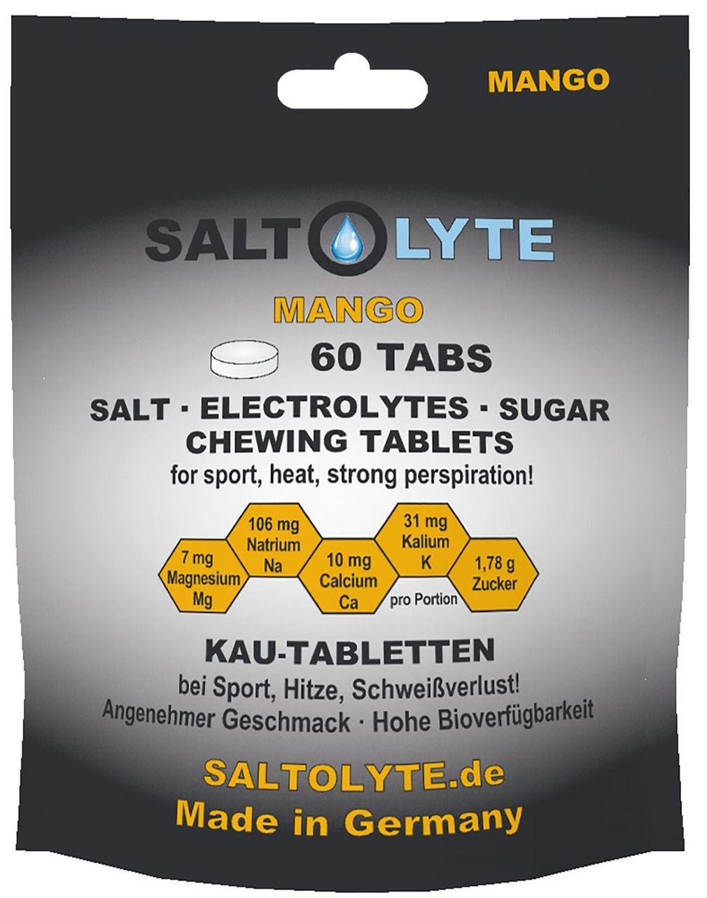 Saltolyte Chewing Tablets Beutel 60 Elektrolyt-Kautabletten