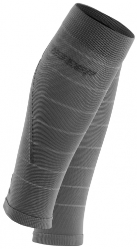 CEP Reflective Compression Calf Sleeves Herren Grau