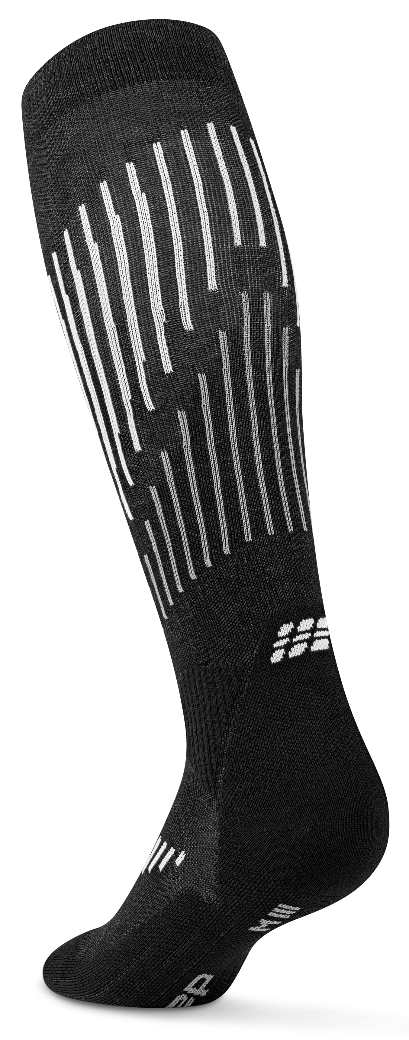 CEP Core Run Merino Compression Socks 3.0 Damen Schwarz Weiß