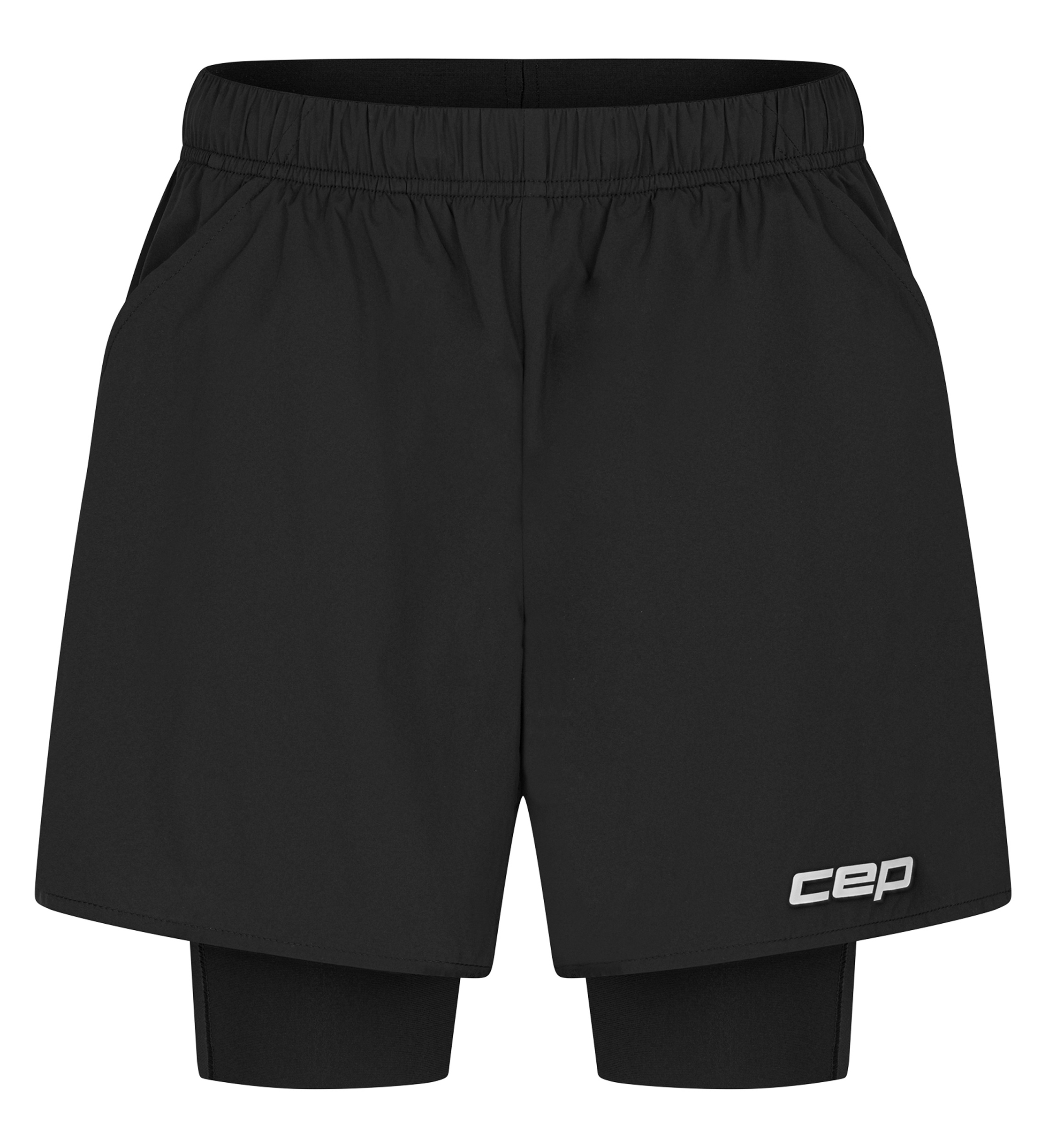 CEP Core Run Shorts 2in1 Damen Schwarz