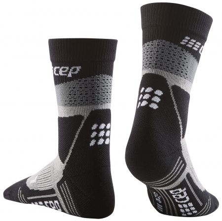CEP Max Cushion Hiking Mid Cut Socks Damen Grau/Schwarz