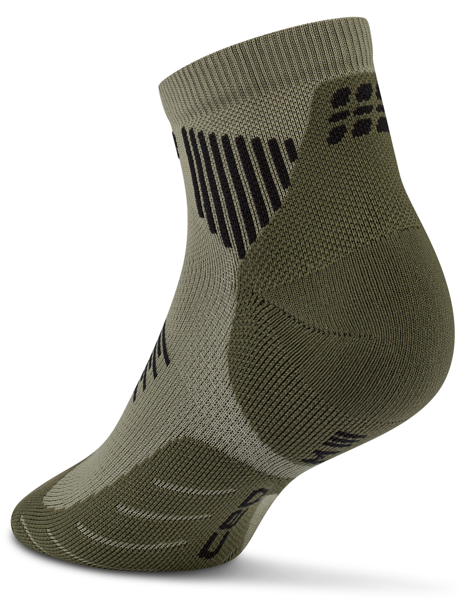 CEP Core Run Low Cut Compression Socks 5.0 Damen Olive