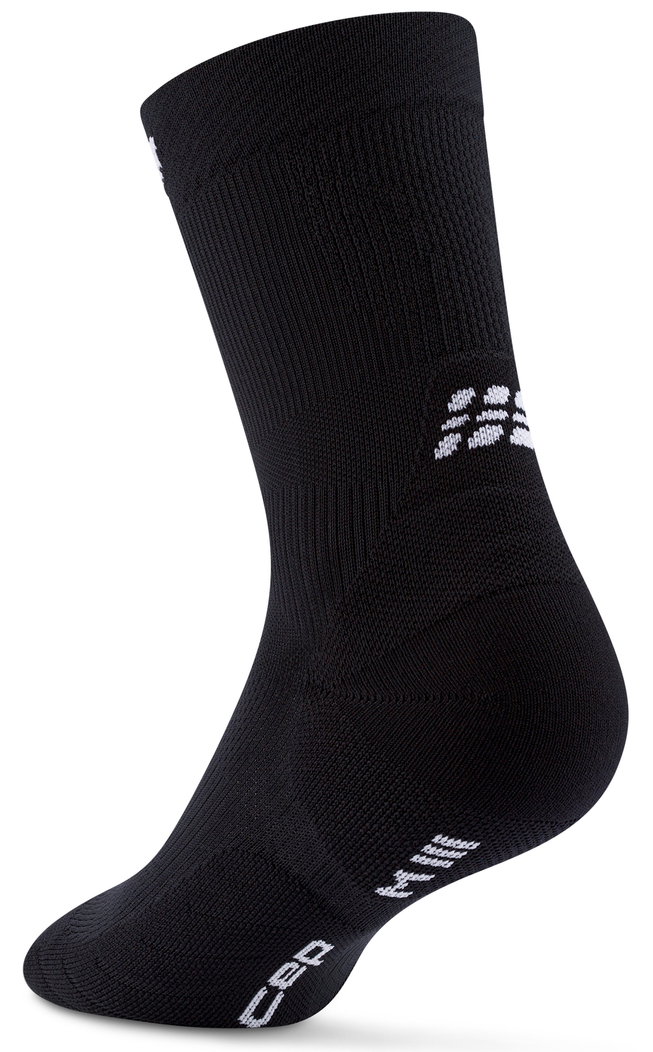 CEP Core Run Mid Cut Compression Socks 5.0 Damen Schwarz