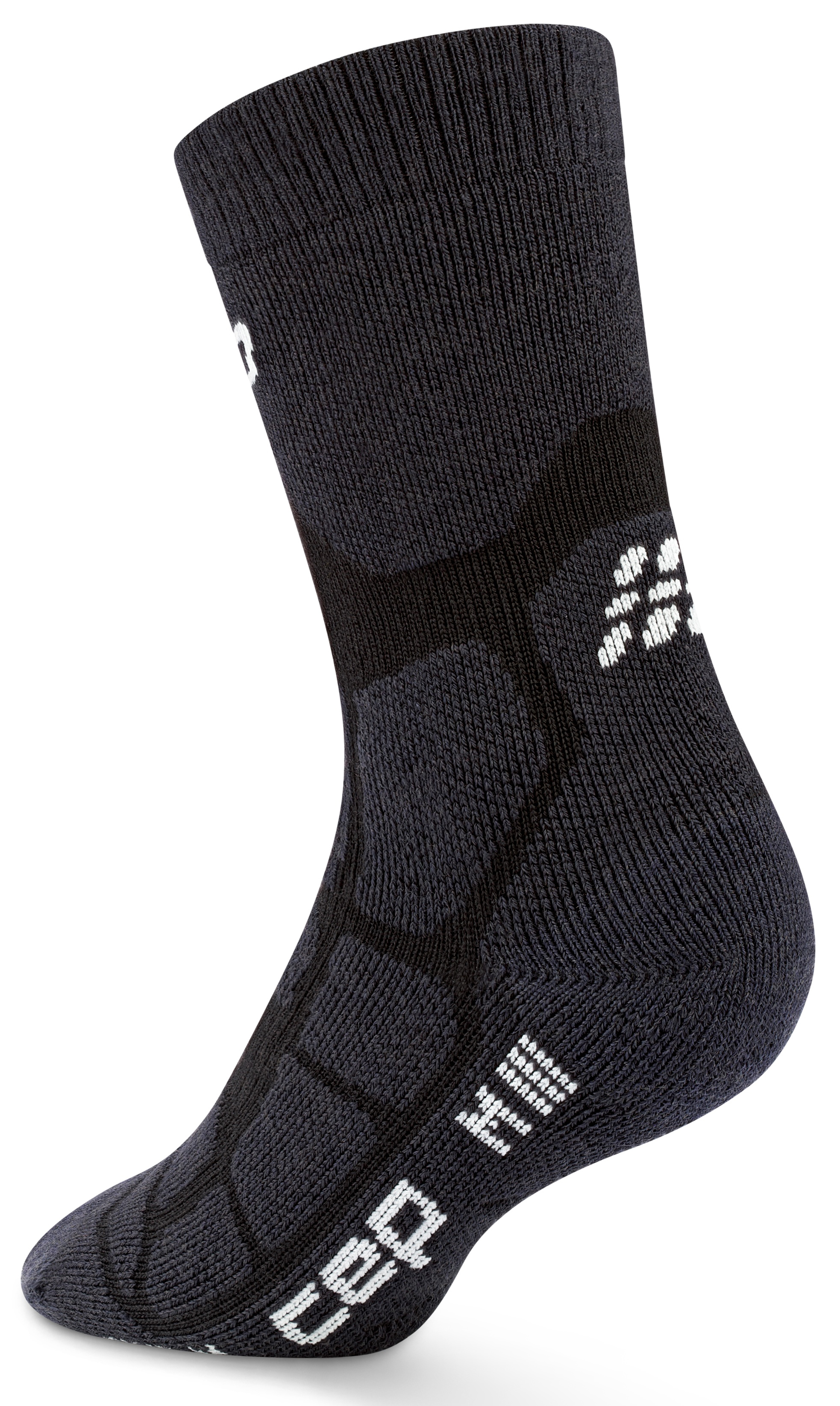 CEP Hiking Max Cushion Compression Mid Cut Socks 2.0 Herren Schwarz