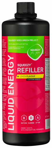 Squeezy Liquid Energy Gel Refiller 1000ml